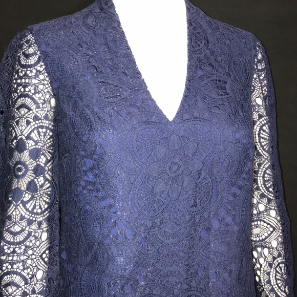 Lily Pulitzer Felicity Dress Navy Lace Size 2 - Picture 2 of 6